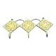 Yellow Red Ceramic Floral Tiles Hooks Online